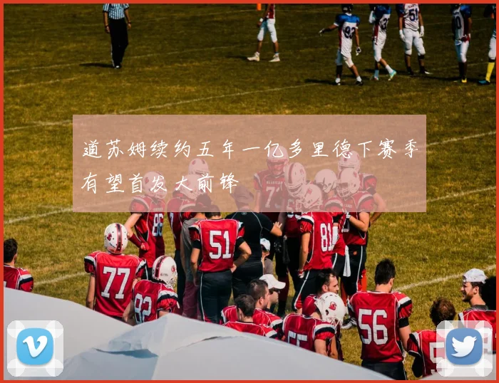 道苏姆续约五年一亿多里德下赛季有望首发大前锋